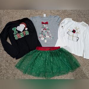 5t girl Christmas clothing bundle Carter's Gymboree